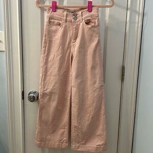 Girls Jeans DL1961 Lily Wide Leg Pink Peony